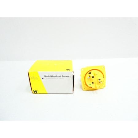 Woodhead 2P 3W 30A Amp 125V-Ac Plug DW330B4